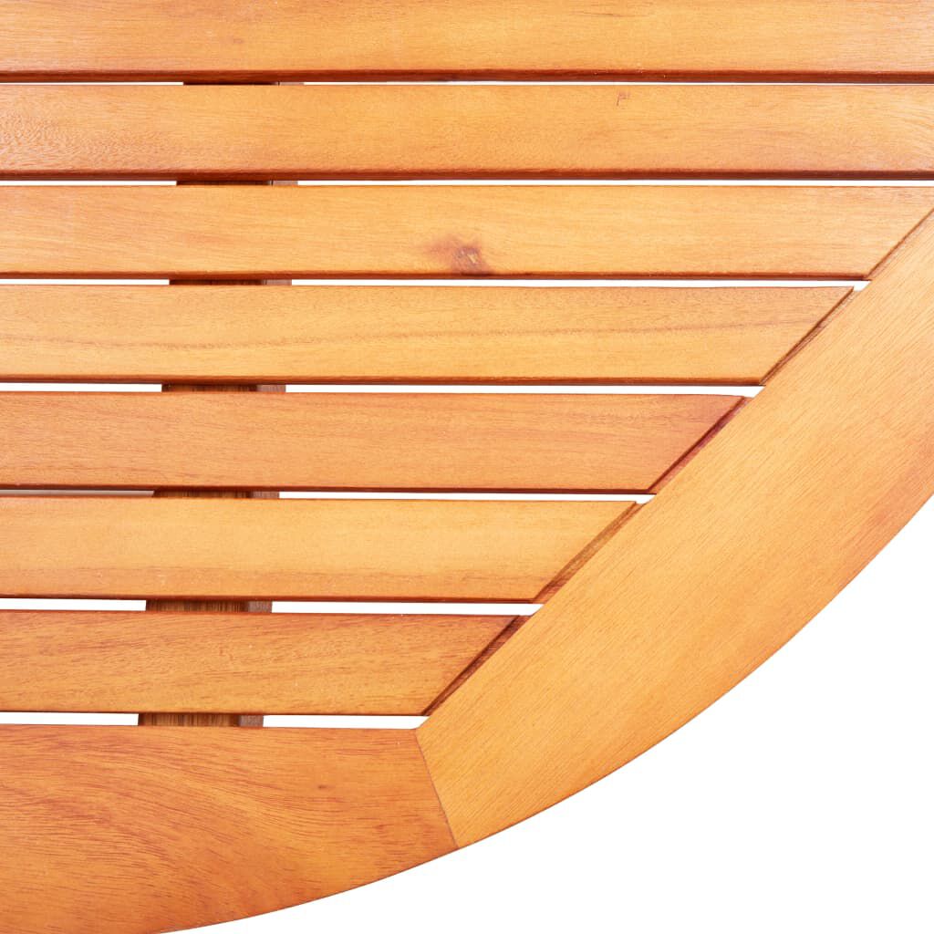 vidaXL Τραπέζι Κήπου Πτυσσόμενο 160x85x74 εκ. Μασίφ Ξύλο Ευκαλύπτου