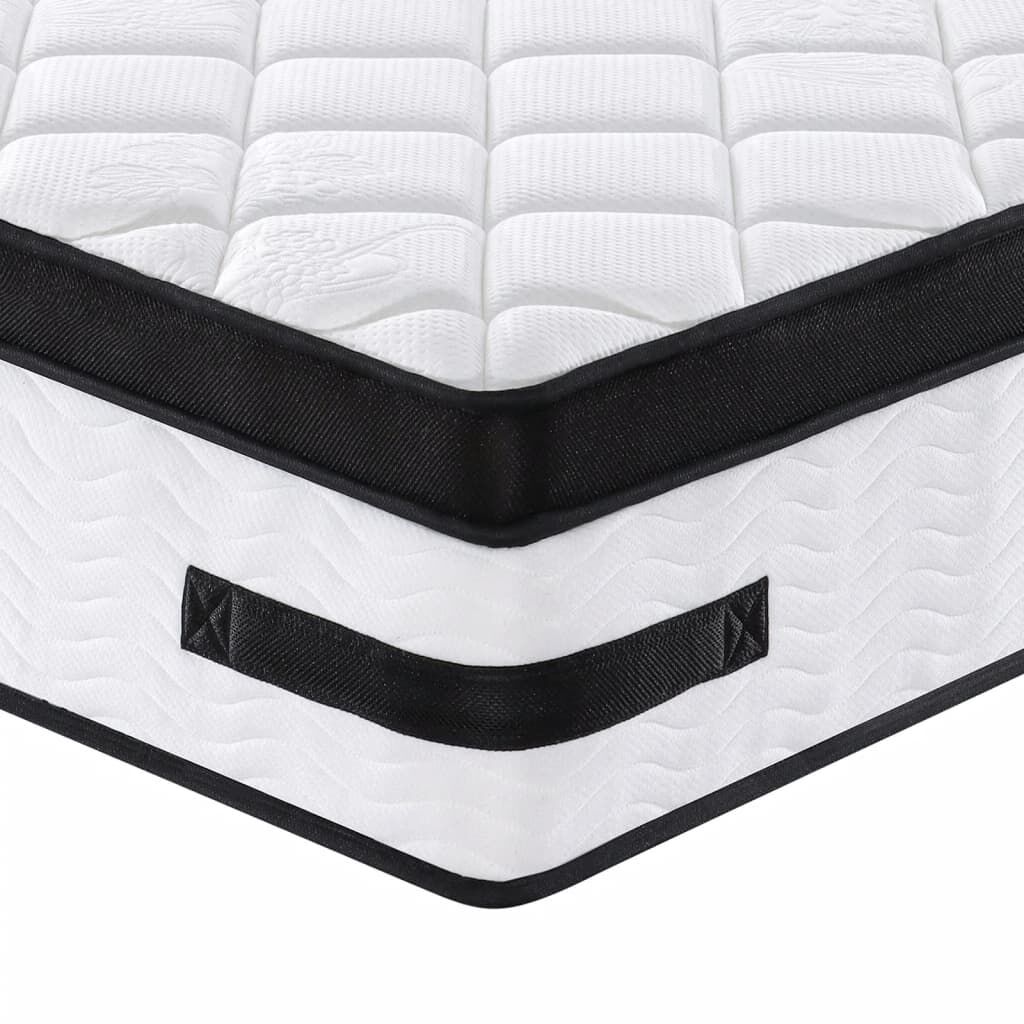 vidaXL Στρώμα με Pocket Springs Μεσαία Plus Σκληρότητα 70x200 εκ.