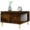 vidaXL Τραπεζάκι Σαλονιού Καπνιστή Δρυς 55x55x36,5εκ. Επεξεργασμ. Ξύλο