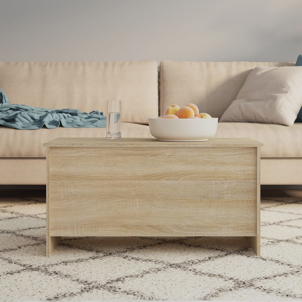 vidaXL Τραπεζάκι Σαλονιού Sonoma Δρυς 102x55,5x52,5 εκ. Επεξεργ. Ξύλο