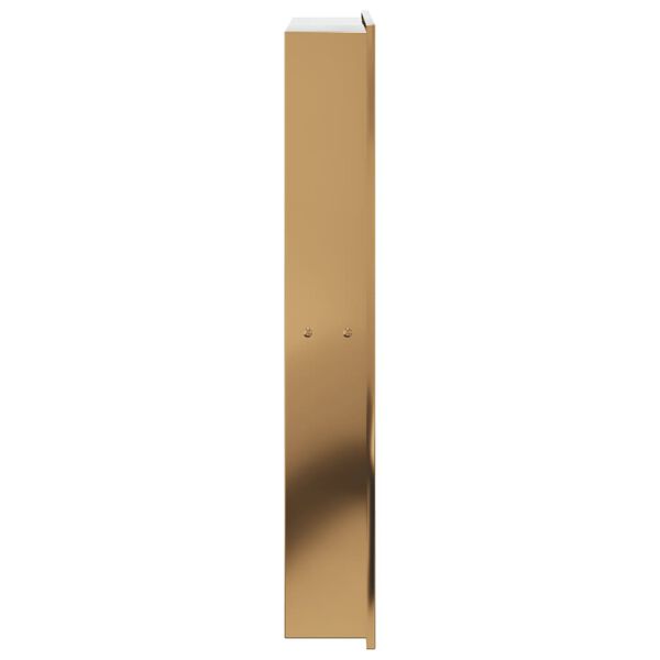 vidaXL Εσοχή Ντους Βουρστ. Χρυσό 32x62x9 εκ. Αν. Ατσάλι