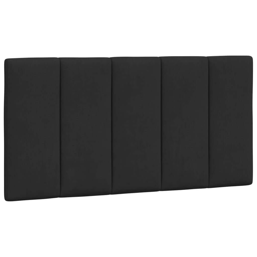 vidaXL Σκελετός Κρεβατιού Χωρίς Στρώμα Μαύρο 100x200 εκ. Βελούδινο