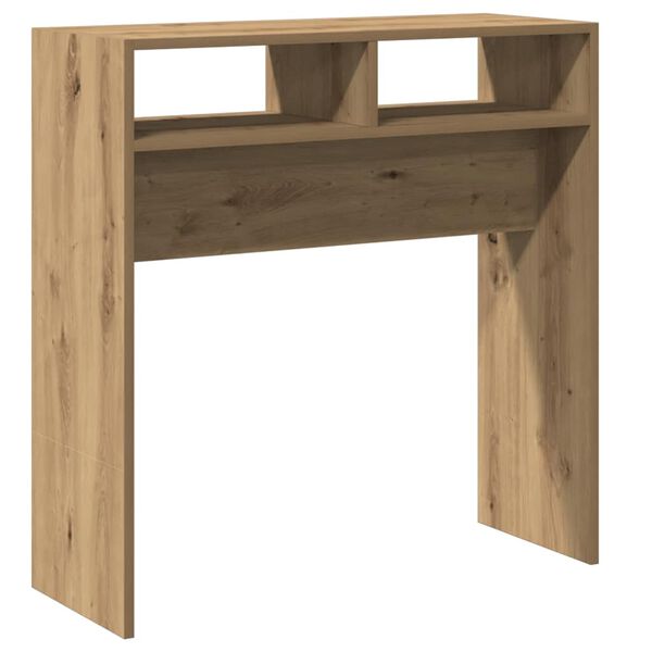 vidaXL Τραπέζι Κονσόλα Αρτισιανή Δρυς 78x30x80 εκ Επεξεργασμένο Ξύλο