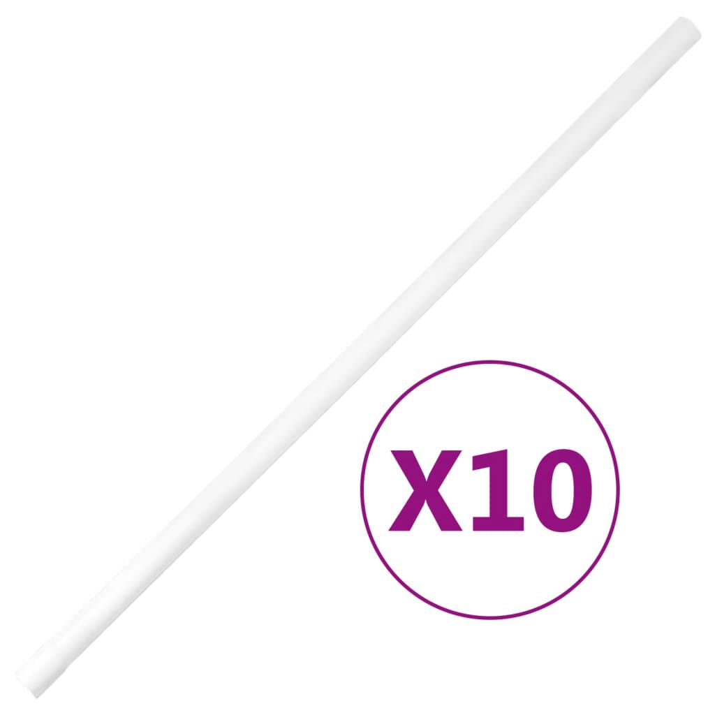 vidaXL Κανάλι Καλωδίων με Κλιπ Ø20 χιλ. 10 μ. από PVC