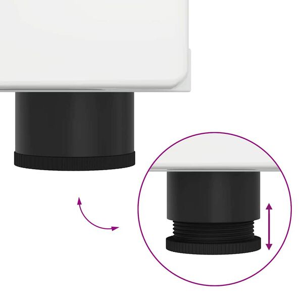 vidaXL Ντουλάπι TV με συρτάρι Γκρι σκυροδέματος 150 x 39 x 30 εκ