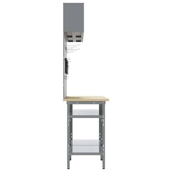 vidaXL &Sigma;&epsilon;&tau; &pi;ά&gamma;&kappa;&omicron;&upsilon; &epsilon;&rho;&gamma;&alpha;&sigma;ί&alpha;&sigmaf; 8 pcs &Gamma;&kappa;&rho;&iota; &Chi;ά&lambda;&upsilon;&beta;&alpha;&sigmaf; &mu;&epsilon; &epsilon;&pi;ί&sigma;&tau;&rho;&omega;&sigma;&eta; &pi;&omicron;ύ&delta;&rho;&alpha;&sigmaf;