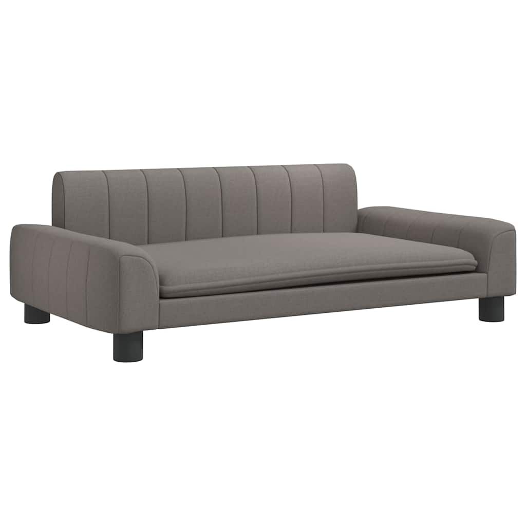 vidaXL Κρεβάτι Σκύλου Taupe 90 x 53 x 30 εκ. Υφασμάτινο