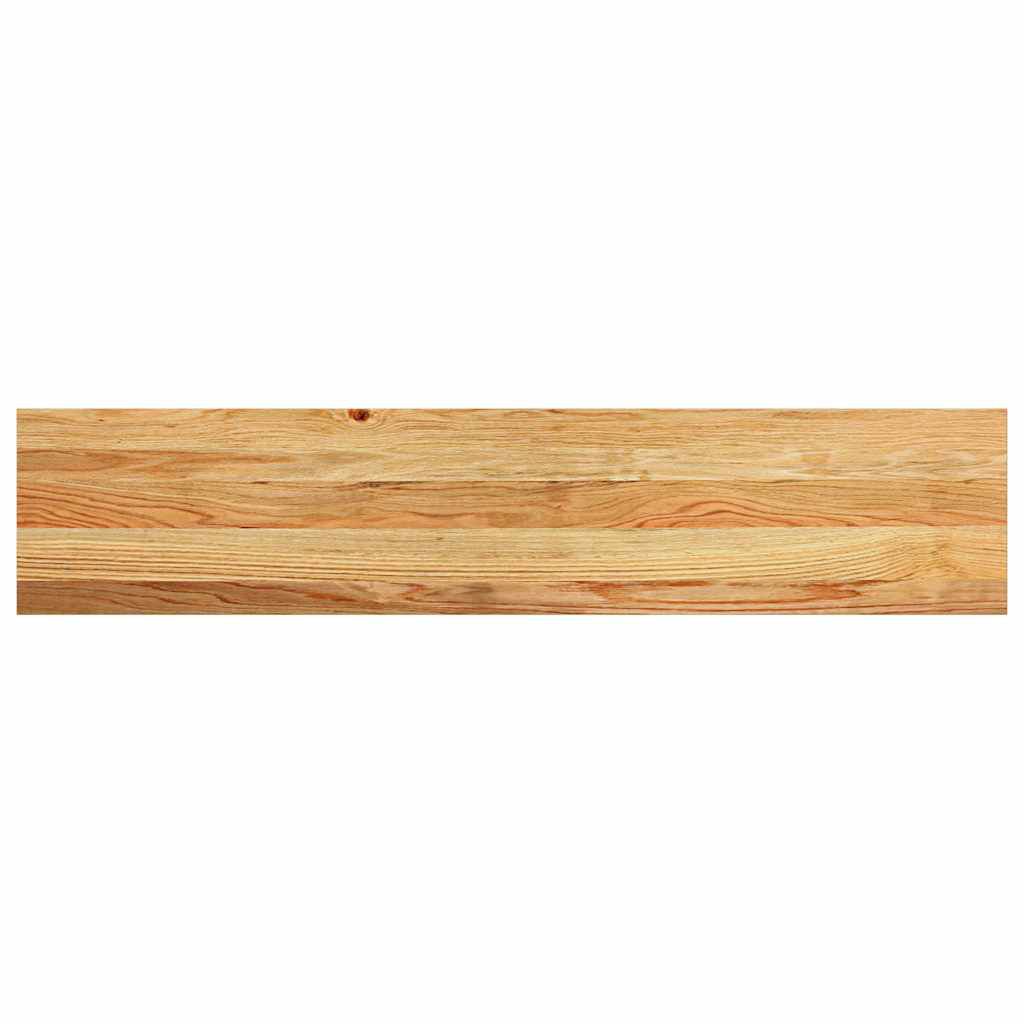 vidaXL Πατάκια Σκάλας 8 τεμ. Ανοιχτό Καφέ 120x30x2 cm Ξύλο Δρυός
