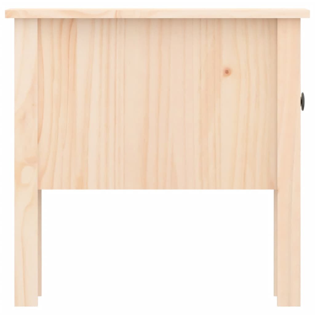 vidaXL Βοηθητικά Τραπέζια 2 τεμ. 50x50x49 εκ. Μασίφ Ξύλο Πεύκου