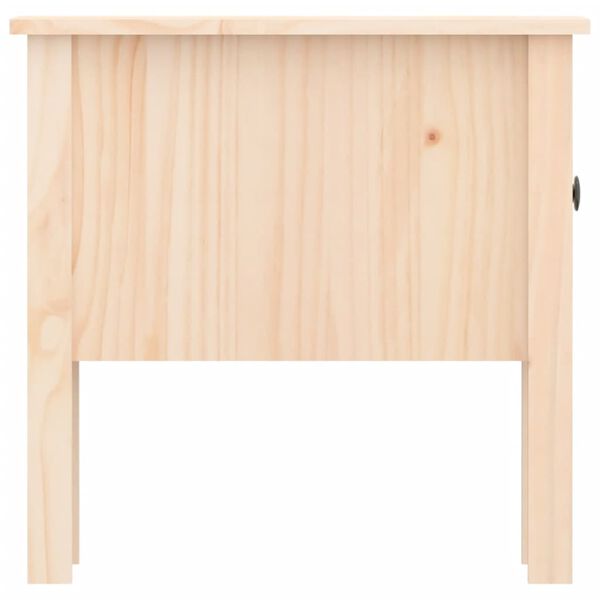 vidaXL Βοηθητικά Τραπέζια 2 τεμ. 50x50x49 εκ. Μασίφ Ξύλο Πεύκου