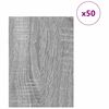 vidaXL Διακοσμητικά Πάνελ 50 pcs Γκρι sonoma 30 x 42 x 0.3 εκ