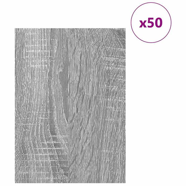 vidaXL Διακοσμητικά Πάνελ 50 pcs Γκρι sonoma 30 x 42 x 0.3 εκ