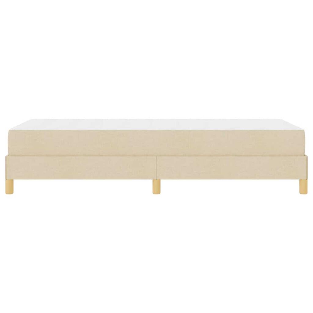 vidaXL Κρεβάτι με ελατήρια Κρέμα και Καφέ 80 x 200 cm