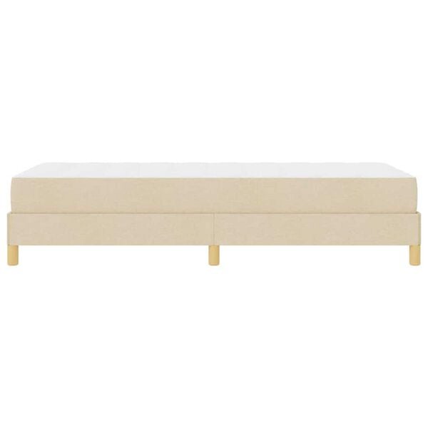 vidaXL Κρεβάτι με ελατήρια Κρέμα και Καφέ 80 x 200 cm