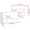vidaXL &Mu;&omicron;&nu;ά&delta;&epsilon;&sigmaf; TV &Epsilon;&pi;&iota;&tau;&omicron;ί&chi;&iota;&omicron; 4 pcs Artisan Oak &Epsilon;&pi;&epsilon;&xi;&epsilon;&rho;&gamma;&alpha;&sigma;&mu;έ&nu;&omicron; &xi;ύ&lambda;&omicron;