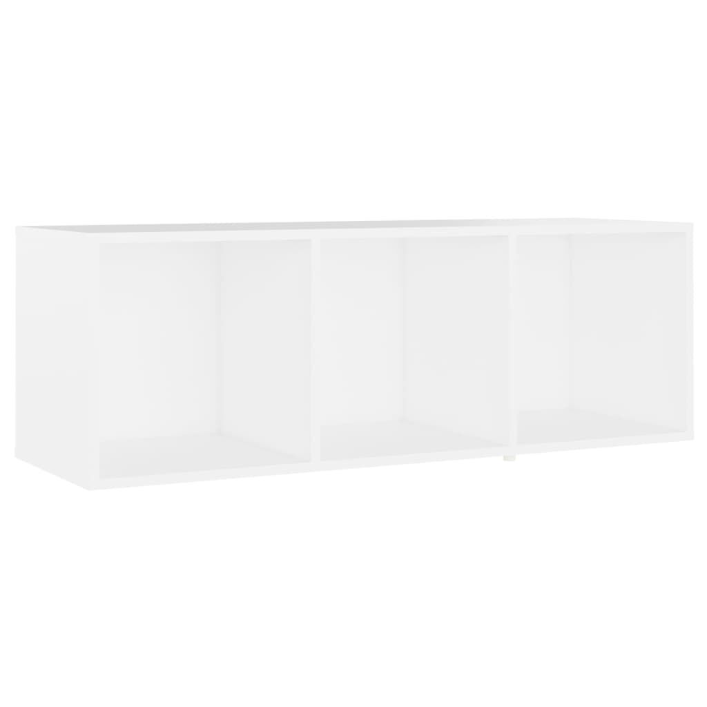 vidaXL Έπιπλα Τηλεόρασης 4 τεμ. Λευκά 107 x 35 x 37 εκ. Μοριοσανίδα