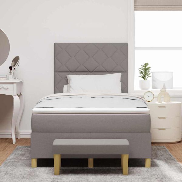 vidaXL &Kappa;&rho;&epsilon;&beta;ά&tau;&iota; &mu;&epsilon; &epsilon;&lambda;&alpha;&tau;ή&rho;&iota;&alpha; &mu;&epsilon; &sigma;&tau;&rho;ώ&mu;&alpha; Taupe 120 x 190 cm ύ&phi;&alpha;&sigma;&mu;&alpha;