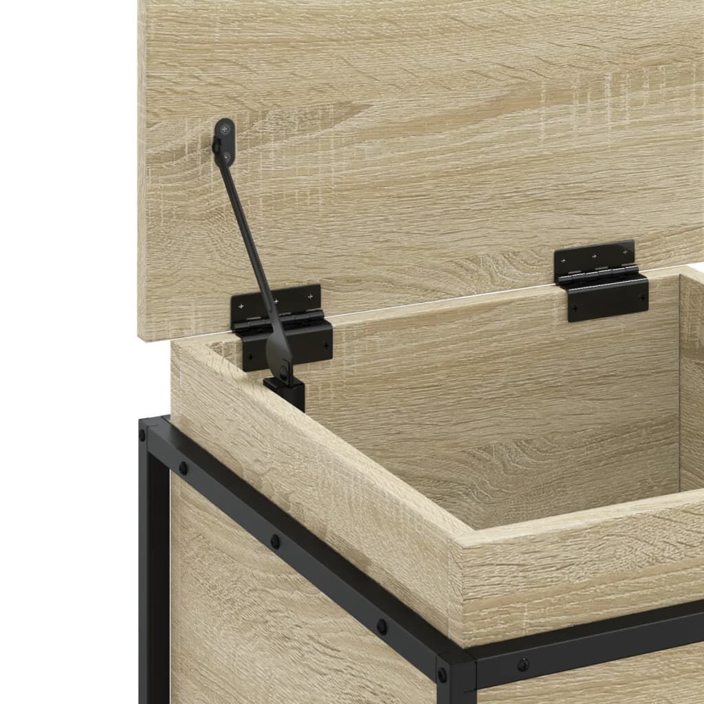vidaXL Κουτί Αποθήκευσης με Sonoma Δρυς 40x40x51,5 εκ. Επεξ. Ξύλο