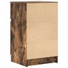 vidaXL Κομοδίνο Καπνιστή Δρυς 39x35x65 εκ. από Επεξεργασμένο Ξύλο
