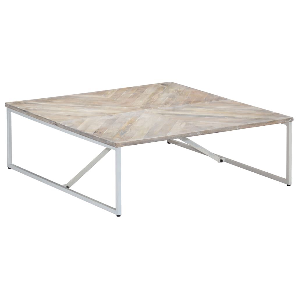 vidaXL Τραπεζάκι Σαλονιού 110 x 110 x 36 εκ. από Μασίφ Ξύλο Μάνγκο