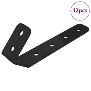 vidaXL Ά&gamma;&kappa;&iota;&sigma;&tau;&rho;&alpha; 12 pcs &Mu;&alpha;ύ&rho;&omicron; M5 x 110 mm &Sigma;ί&delta;&epsilon;&rho;&omicron;