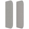 vidaXL Κρεβάτι Boxspring με Στρώμα Ανοιχτό Γκρι 80x200 εκ. Υφασμάτινο