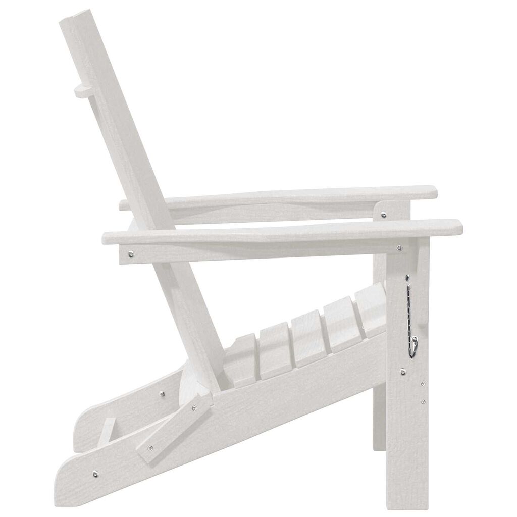 vidaXL Έπιπλα Χαλάρωσης Κήπου 2 pcs Λευκό 74.5 x 80.5 x 90 εκ.