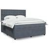 vidaXL &Kappa;&rho;&epsilon;&beta;ά&tau;&iota; Boxspring &mu;&epsilon; &Sigma;&tau;&rho;ώ&mu;&alpha; &Sigma;&kappa;&omicron;ύ&rho;&omicron; &Gamma;&kappa;&rho;&iota; 180x200 &epsilon;&kappa;. &Beta;&epsilon;&lambda;&omicron;ύ&delta;&iota;&nu;&omicron;