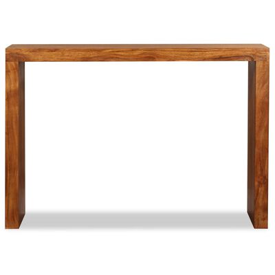 vidaXL Τραπέζι Κονσόλας 110x40x76 εκ. Μασίφ Ξύλο με Μελί Φινίρισμα