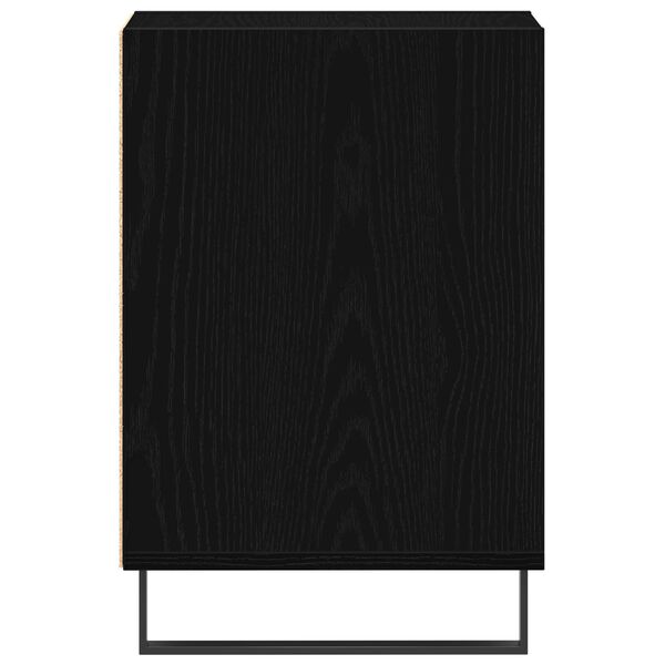 vidaXL Ντουλάπι TV Μαύρη δρυς 100 x 35 x 55 εκ Επεξεργασμένο ξύλο