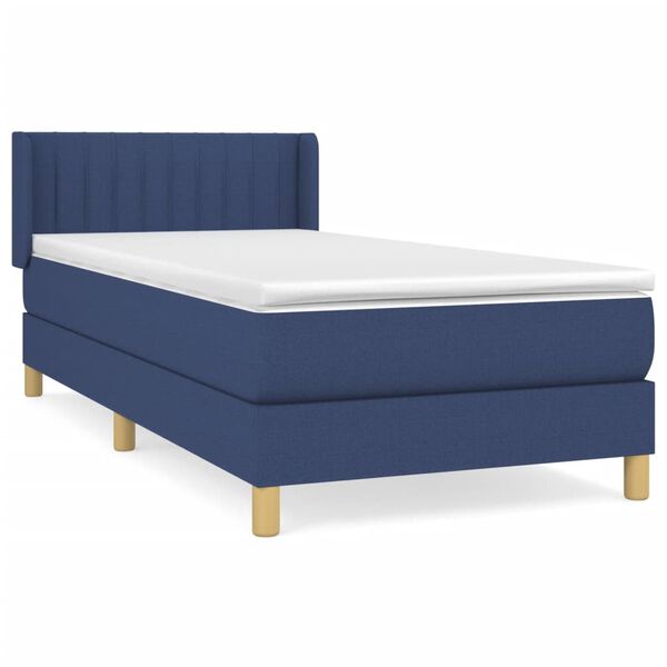 vidaXL &Kappa;&rho;&epsilon;&beta;ά&tau;&iota; Boxspring &mu;&epsilon; &Sigma;&tau;&rho;ώ&mu;&alpha; &Mu;&pi;&lambda;&epsilon; 90x200 &epsilon;&kappa;.&Upsilon;&phi;&alpha;&sigma;&mu;ά&tau;&iota;&nu;&omicron;