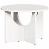 vidaXL Τραπεζάκι σαλονιού Λευκό 50 x 50 x 35 cm Μασίφ ξύλο πεύκου