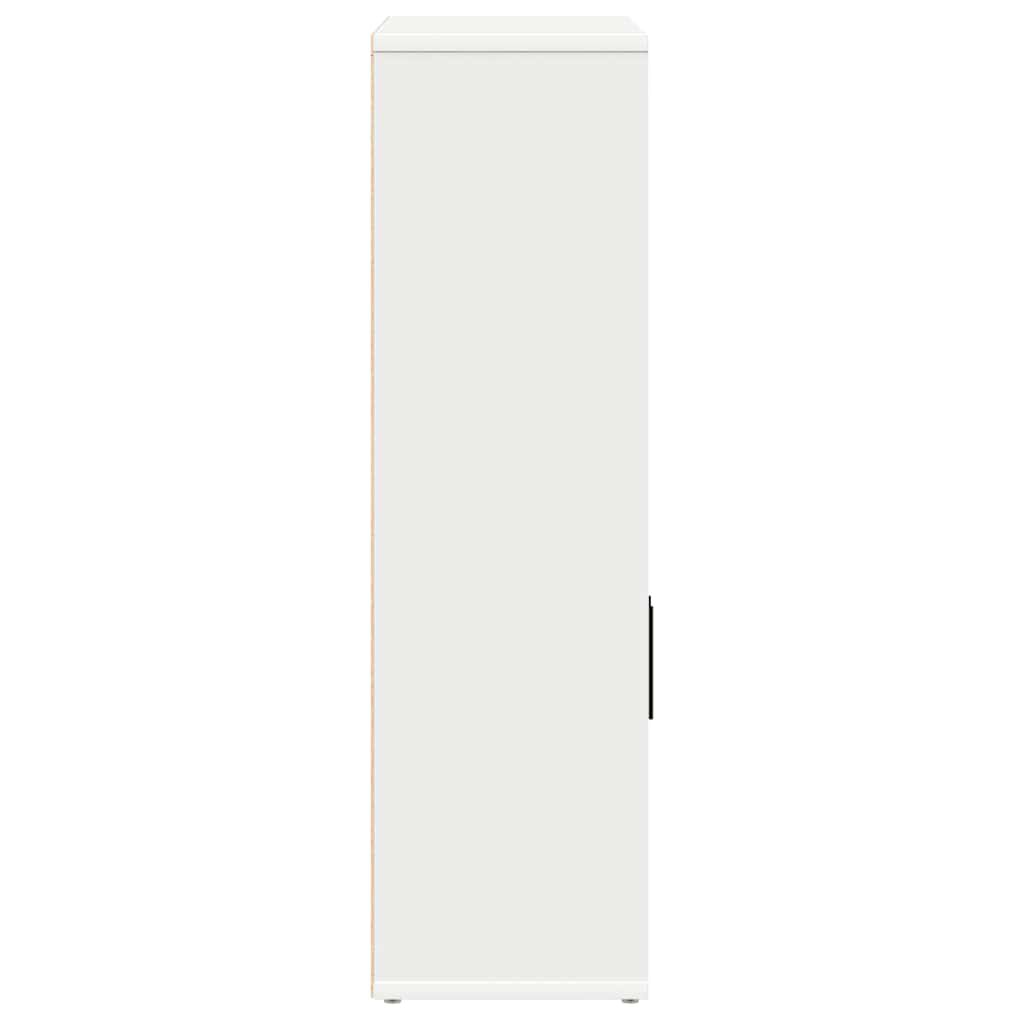 vidaXL Βιβλιοθήκη Λευκή 60x24x85 εκ. από Επεξεργασμένο Ξύλο