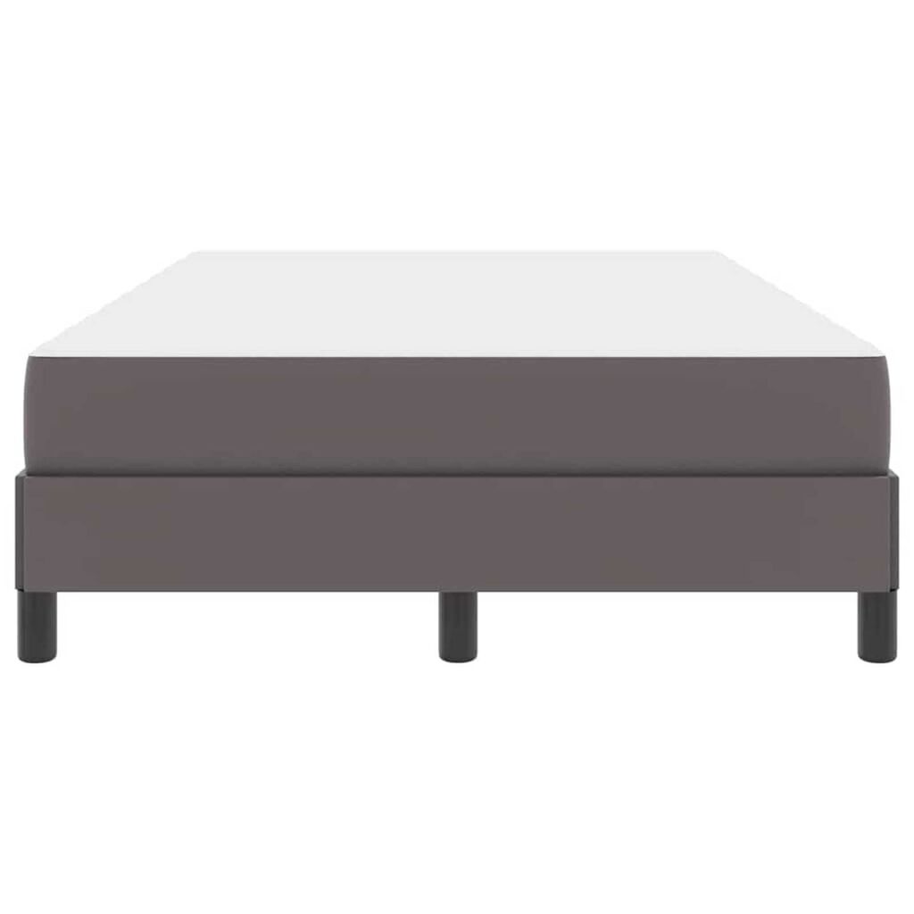 vidaXL Κρεβάτι Άλλο Γκρι 120 x 200 cm Τεχνητό δέρμα