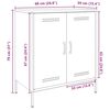 vidaXL Μπουφές Ανθρακί 68x39x79 εκ. από Ατσάλι