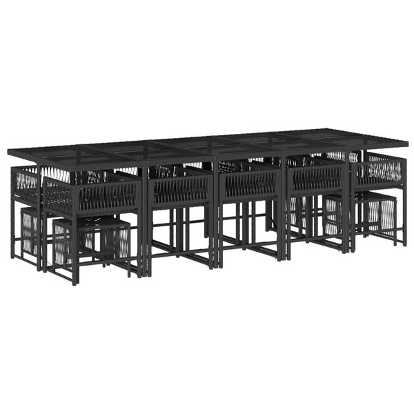 vidaXL &Sigma;&epsilon;&tau; &Tau;&rho;&alpha;&pi;&epsilon;&zeta;&alpha;&rho;ί&alpha;&sigmaf; &Kappa;ή&pi;&omicron;&upsilon; 15 &tau;&epsilon;&mu; &Mu;&alpha;ύ&rho;&omicron; &alpha;&pi;ό &Sigma;&upsilon;&nu;&theta;. &Rho;&alpha;&tau;ά&nu; &mu;&epsilon; &Mu;&alpha;&xi;&iota;&lambda;ά&rho;&iota;&alpha;