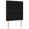 vidaXL Βελούδινο Κεφαλάρι Argyle Σκούρο πράσινο 80 cm Βελούδο