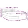vidaXL &Kappa;&rho;&epsilon;&beta;ά&tau;&iota; Boxspring &mu;&epsilon; &Sigma;&tau;&rho;ώ&mu;&alpha; &Mu;&alpha;ύ&rho;&omicron; 1140x210 &epsilon;&kappa;. &Beta;&epsilon;&lambda;&omicron;ύ&delta;&iota;&nu;&omicron;