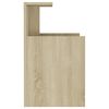 vidaXL Κομοδίνο Sonoma Δρυς 40 x 35 x 60 εκ. από Επεξ. Ξύλο