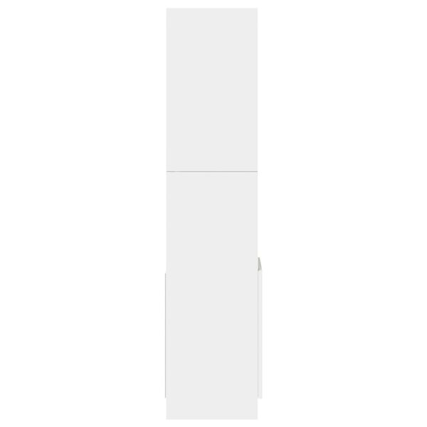 vidaXL Ντουλάπι Λευκό 92x33x140 εκ. από Επεξεργασμένο Ξύλο