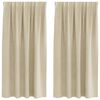 vidaXL &Kappa;&omicron;&upsilon;&rho;&tau;ί&nu;&epsilon;&sigmaf; &sigma;&upsilon;&sigma;&kappa;ό&tau;&iota;&sigma;&eta;&sigmaf; 2 pcs &Kappa;&rho;&epsilon;&mu; 140 x 175 cm &Beta;&epsilon;&lambda;&omicron;ύ&delta;&omicron;