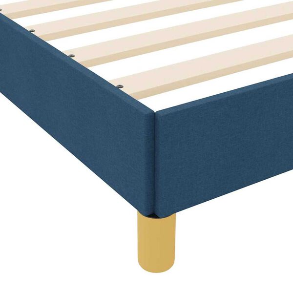 vidaXL Κρεβάτι με ελατήρια Μπλε και Καφέ 160 x 200 cm