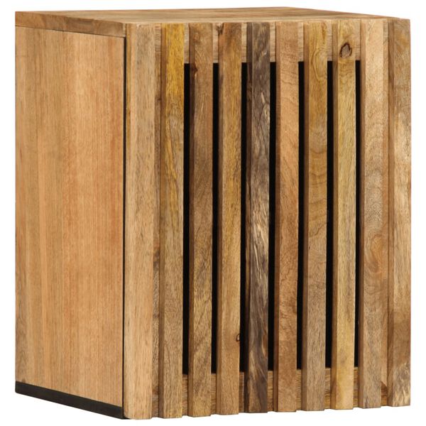 vidaXL Ντουλάπι Μπάνιου Επιτοίχιο 38x33x48 εκ. Μασίφ Ακατ. Ξύλο Μάνγκο