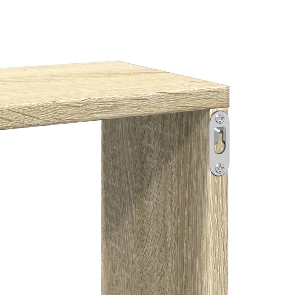 vidaXL Ράφι Τοίχου Sonoma Δρυς 167,5x18x68 εκ. από Επεξ. Ξύλο