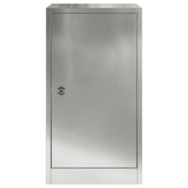 vidaXL γραμματοκιβώτιο Μαύρο 30 x 23 x 55 εκ. Γαλβανισμένος χάλυβας