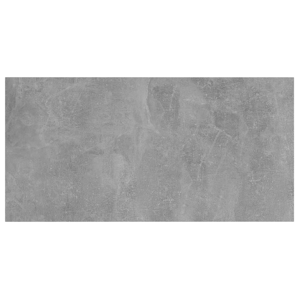 vidaXL Ράφια Βιβλιοθήκης 4 τεμ. Γκρι Σκυροδ. 40x20x1,5 εκ. Επεξ.Ξύλο