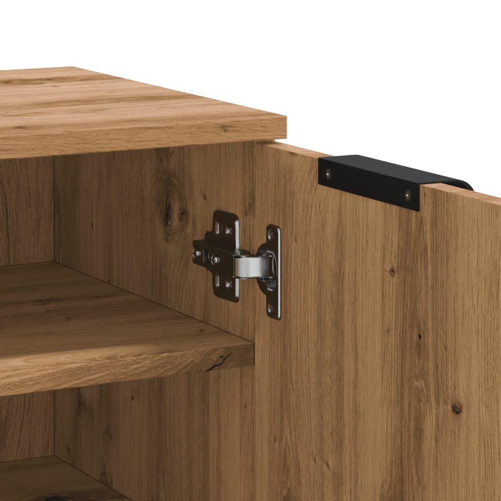 vidaXL Παπουτσοθήκη Αρτισιανή Δρυς 59x35x100,5 εκ. Επεξ. Ξύλο