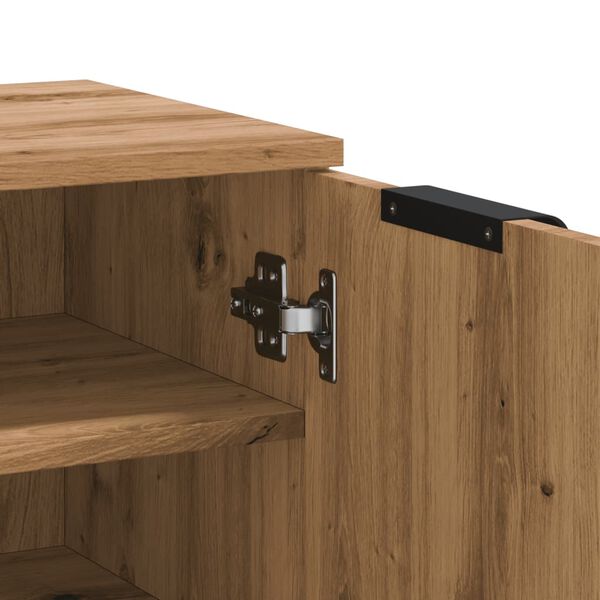 vidaXL Παπουτσοθήκη Αρτισιανή Δρυς 59x35x100,5 εκ. Επεξ. Ξύλο
