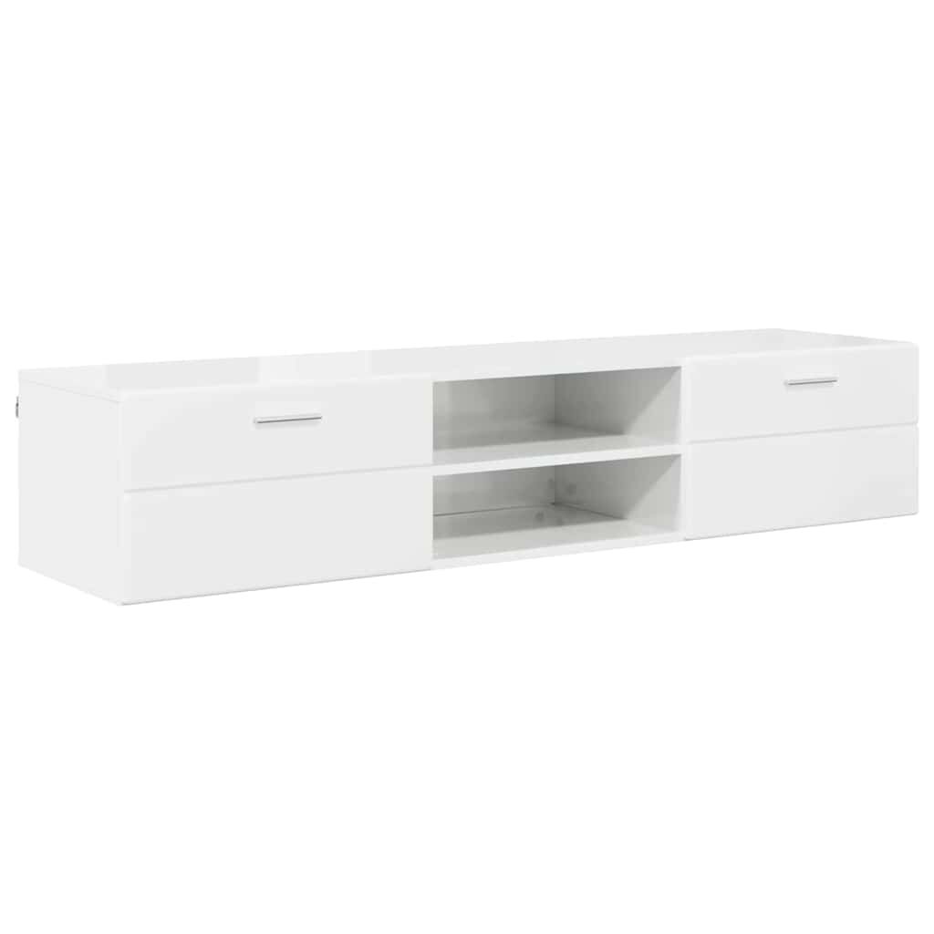 vidaXL Ντουλάπι TV με συρτάρι Γκρι σκυροδέματος 150 x 39 x 30 εκ