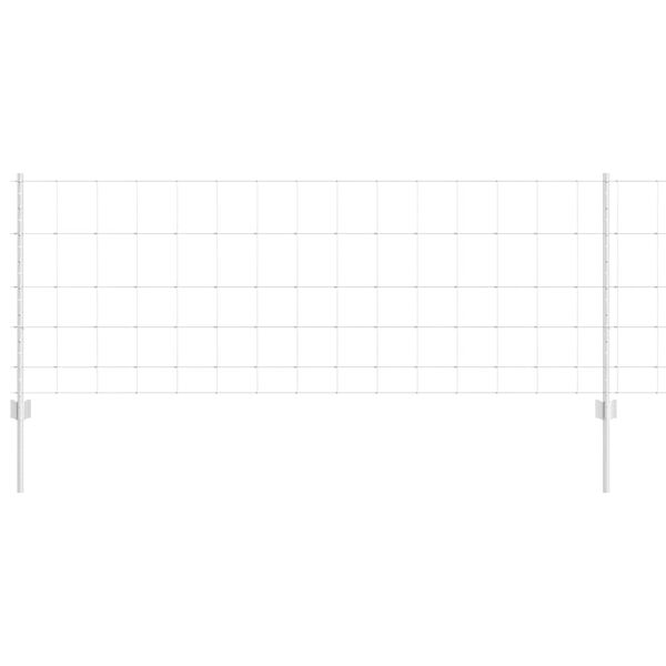 vidaXL &Tau;&epsilon;&nu;&tau;ώ&tau;&omicron; &mu;&epsilon; &sigma;&tau;ή&rho;&iota;&gamma;&mu;&alpha; &Alpha;&sigma;&eta;&mu;ί 0,8 x 50 &mu; &Alpha;&tau;&sigma;ά&lambda;&iota;